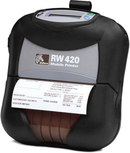 Zebra RW420 Wireless Bluetooth Printer R4D-0UBA000N-00