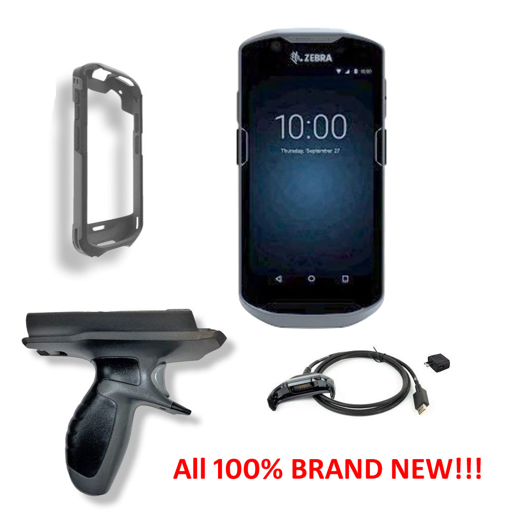 Zebra TC57HO-1PEZU4P-NA Mobile Computer New in Box Deluxe Kit