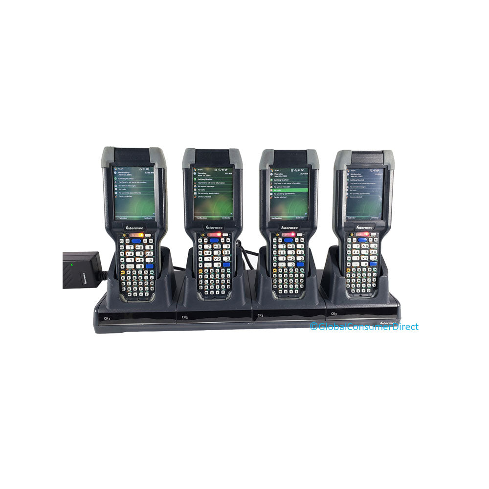 4-Pack Intermec CK3B20N00E100 Mobile Computer Barcode Scanner with Cradle
