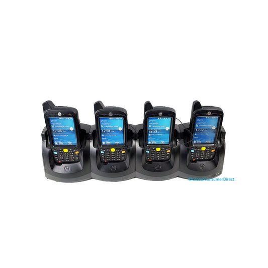 Lot of 4x Motorola MC67NA-PDABAB00300 Mobile Computer Barcode Scanner with Cradle