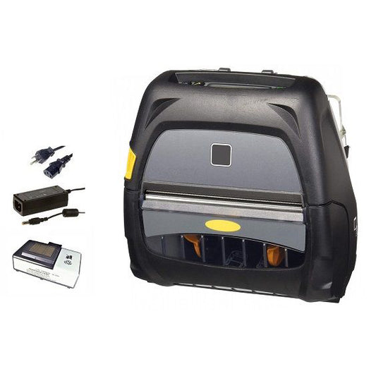 Zebra ZQ520 Wireless WiFi Bluetooth Printer ZQ52-AUN0100-00 with Charger